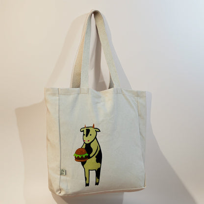 NuluBag | Burgerci İnek NuluShop Bez Çanta