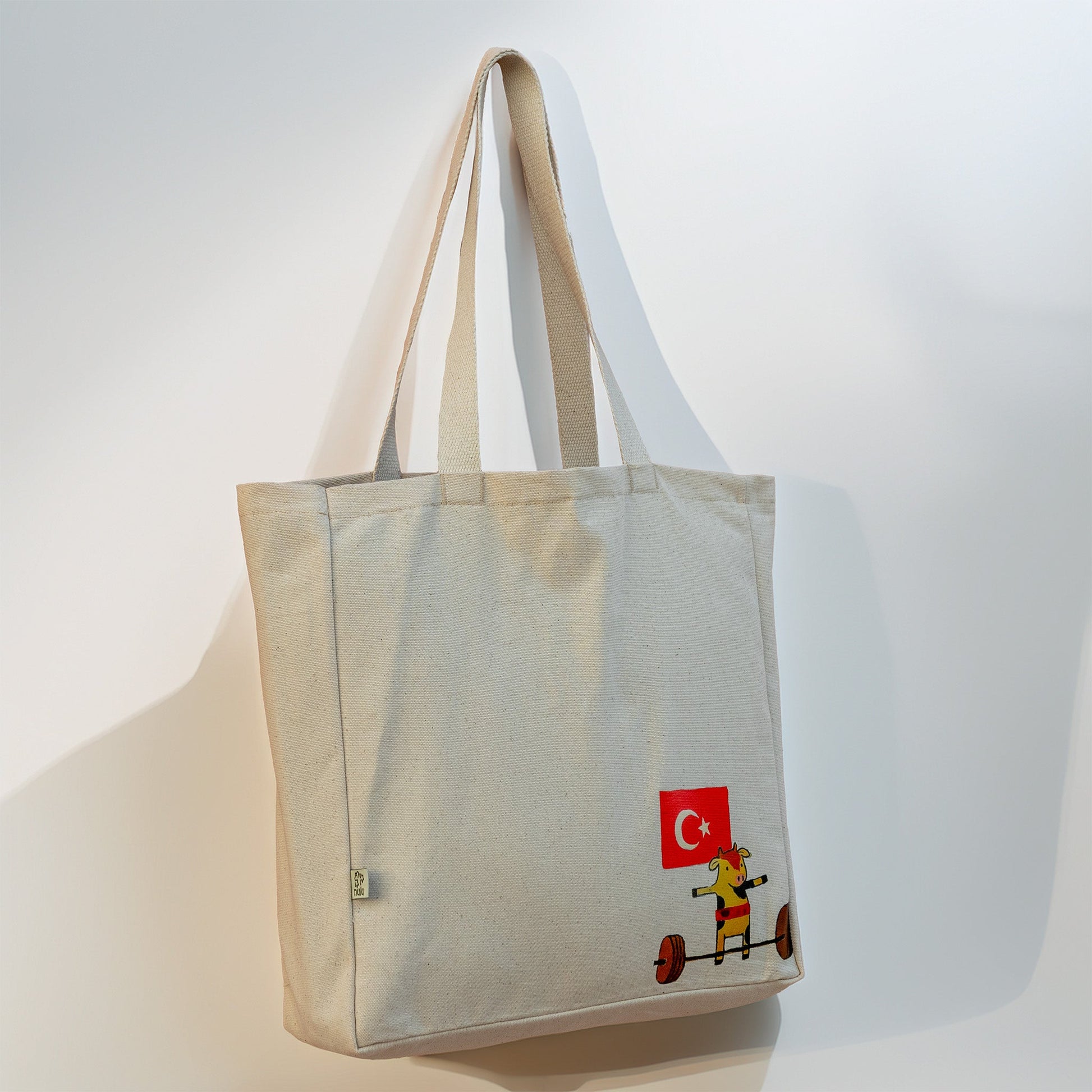 NuluBag | Halterci İnek Bez Çanta NuluShop