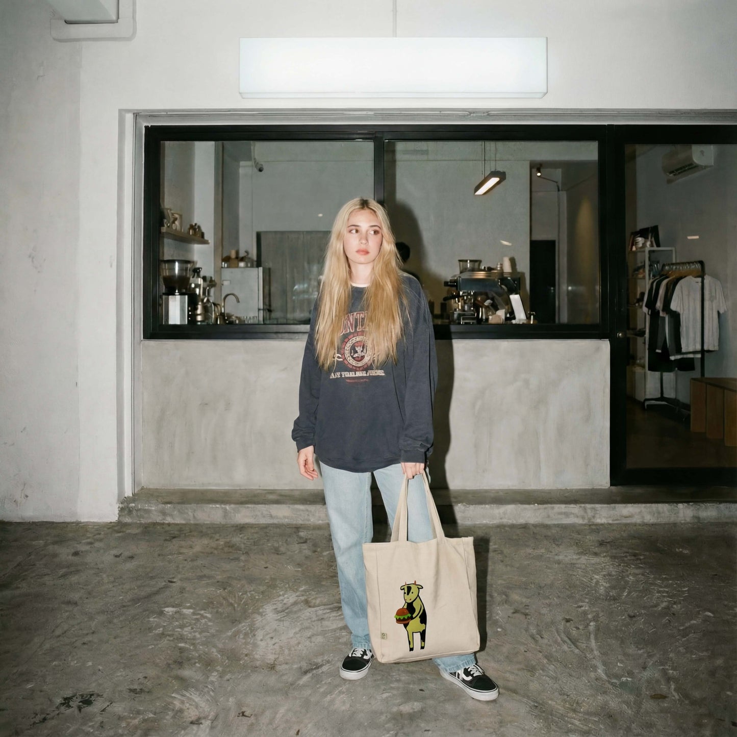 NuluBag | Burgerci İnek NuluShop Bez Çanta