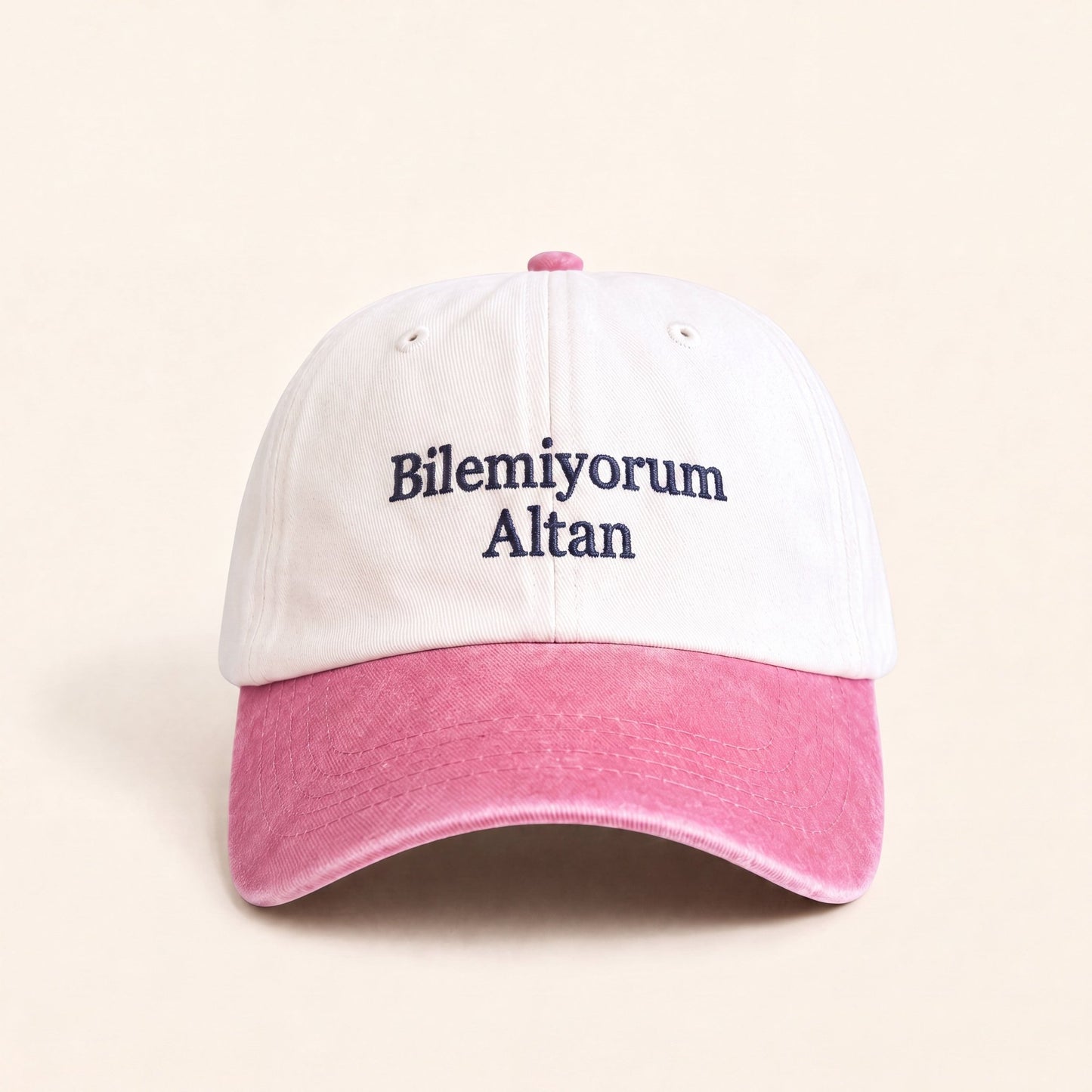 NuluHat | Bilemiyorum Altan Two-ToneŞapkaNuluShopPembeNuluHat | Bilemiyorum Altan Two-Tone