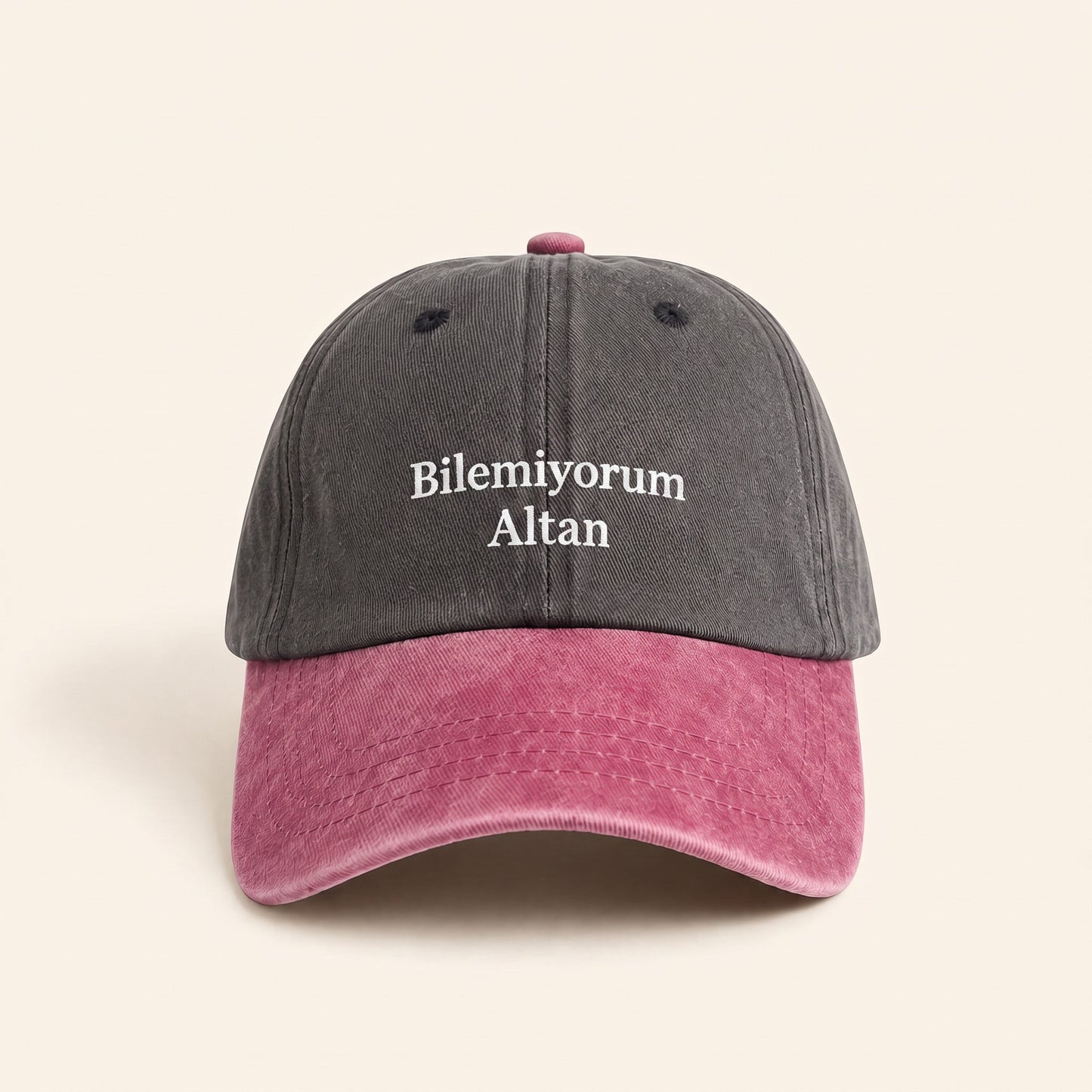 NuluHat | Bilemiyorum Altan Two-ToneŞapkaNuluShopBeyazlamışNuluHat | Bilemiyorum Altan Two-Tone