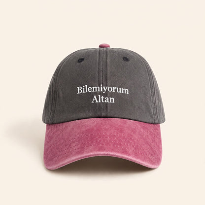 NuluHat | Bilemiyorum Altan Two-ToneŞapkaNuluShopBeyazlamışNuluHat | Bilemiyorum Altan Two-Tone