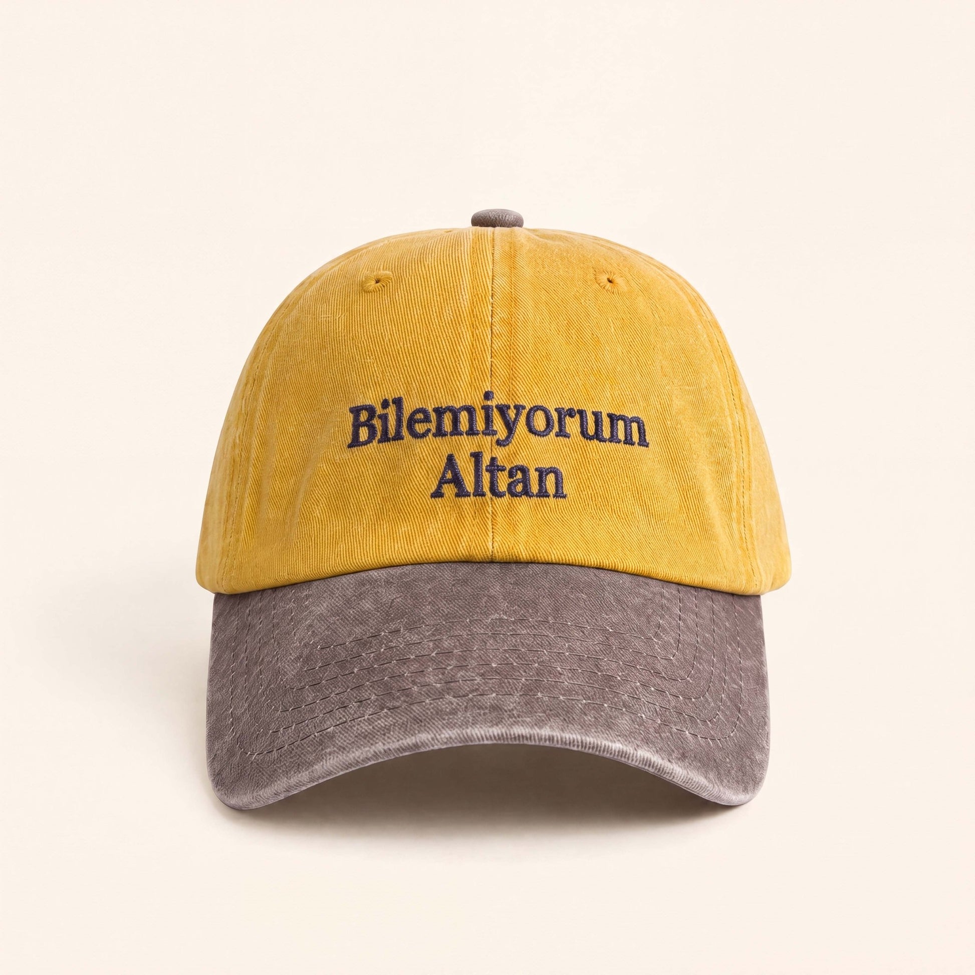NuluHat | Bilemiyorum Altan Two-ToneŞapkaNuluShopSarıNuluHat | Bilemiyorum Altan Two-Tone
