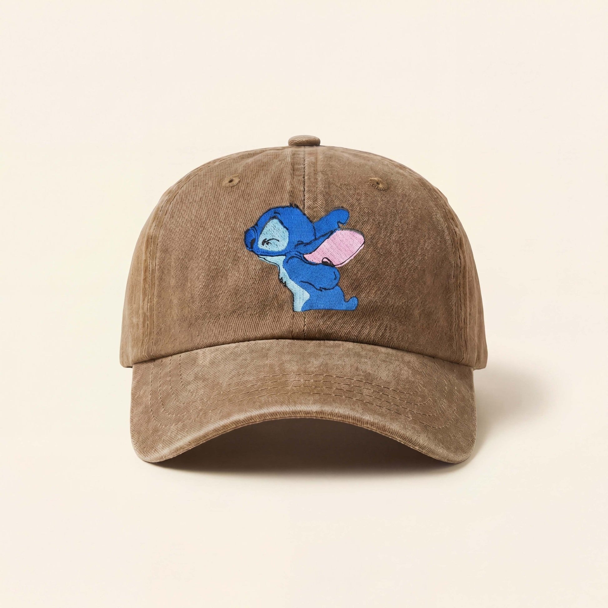 NuluHat | Stitch Vintage CapŞapkaNuluShopKahverengiNuluHat | Stitch Vintage Cap