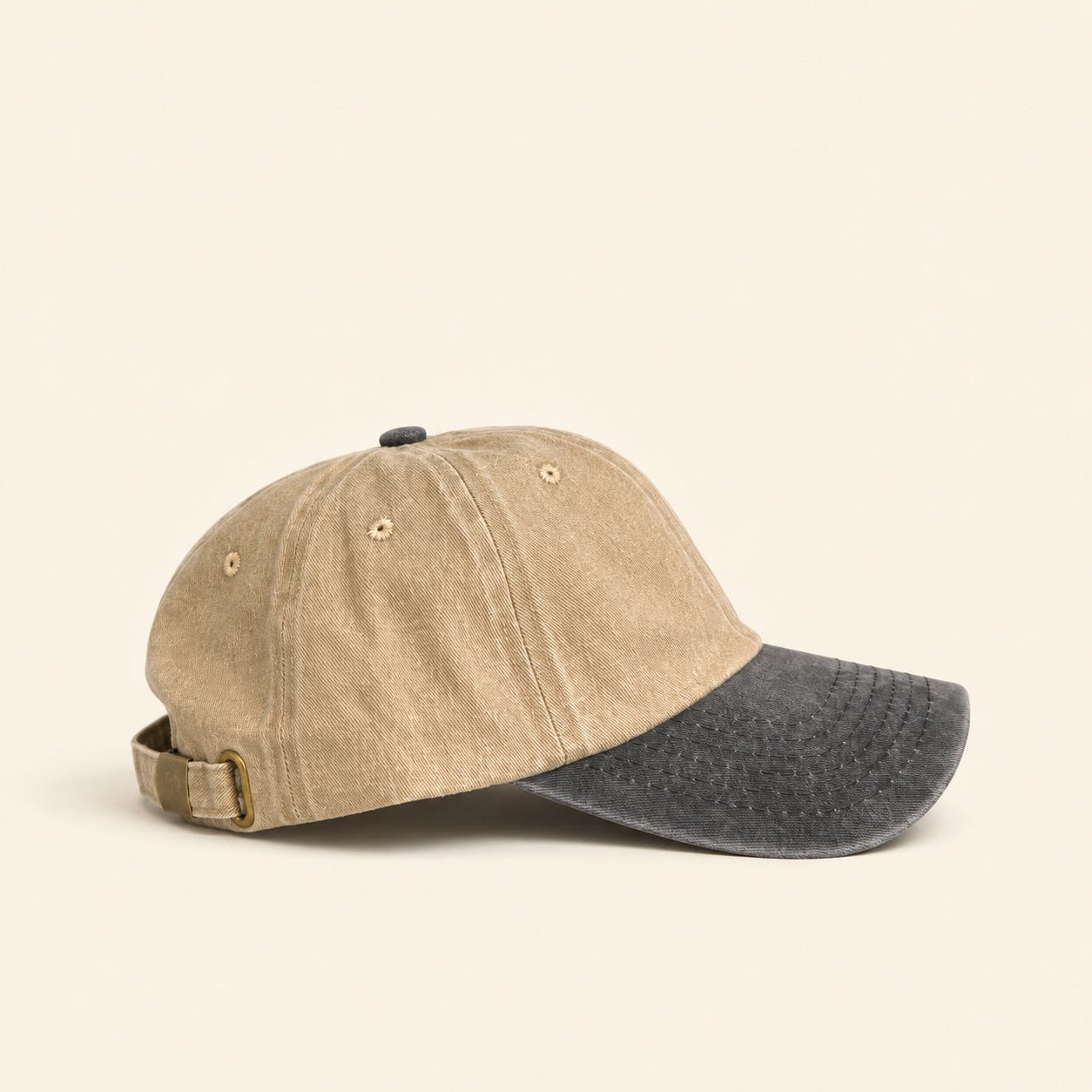 NuluHat | Vintage Two-Tone Khaki CharcoalŞapkaNuluShopNuluHat | Vintage Two-Tone Khaki Charcoal