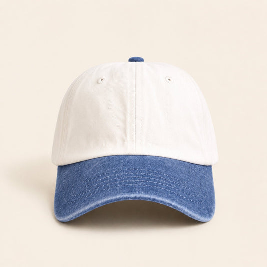 NuluHat | Vintage Two-Tone White BlueŞapkaNuluShopNuluHat | Vintage Two-Tone White Blue